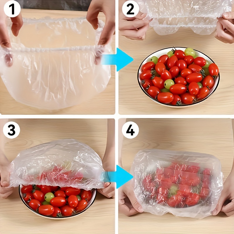 perfect preservation tool 500 300 100pcs disposable fresh keeping film covers thickened elastic     keeping cover kitchen food grade disposable fresh keeping cover kitchen storage items kitchen supplies details 2