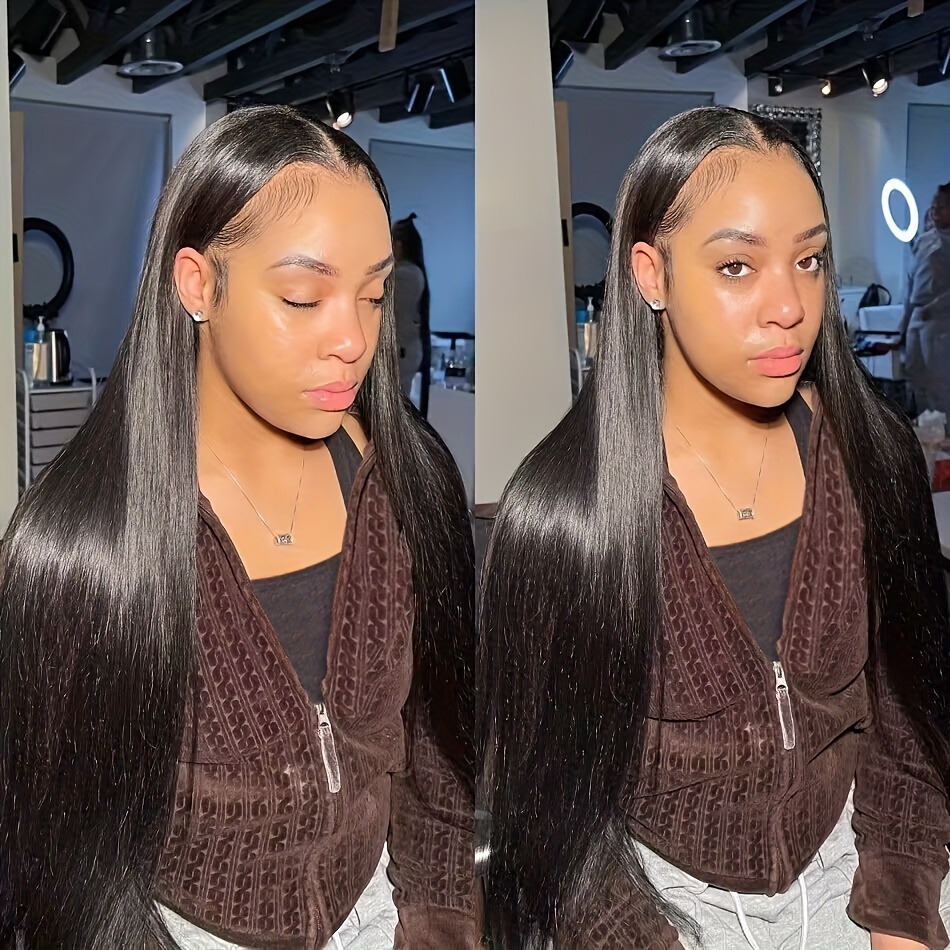 Straight Human Hair Bundles Brazilian Hair Weave Bundles Temu