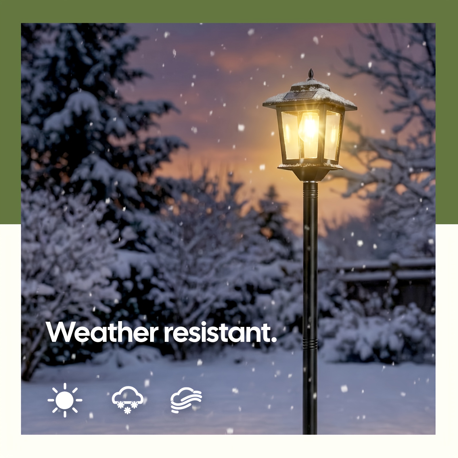 2 pack 63 inch solar lamp post lights outdoor solar powered