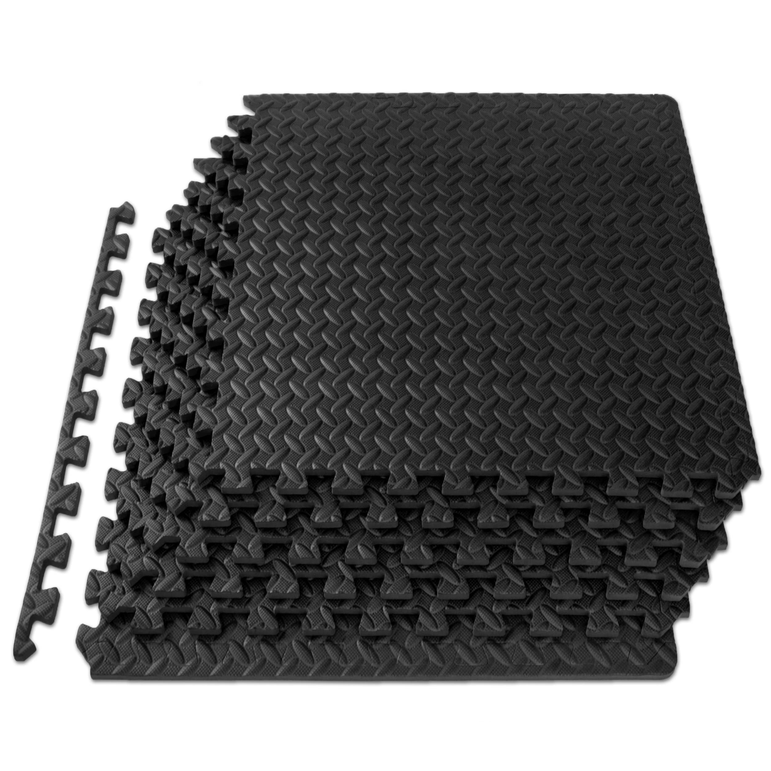 

10pcs Eva Interlocking Floor Mats, Soft Waterproof Durable Splicing Fitness Mats, Suitable For Home & Gym Workout, Body Training