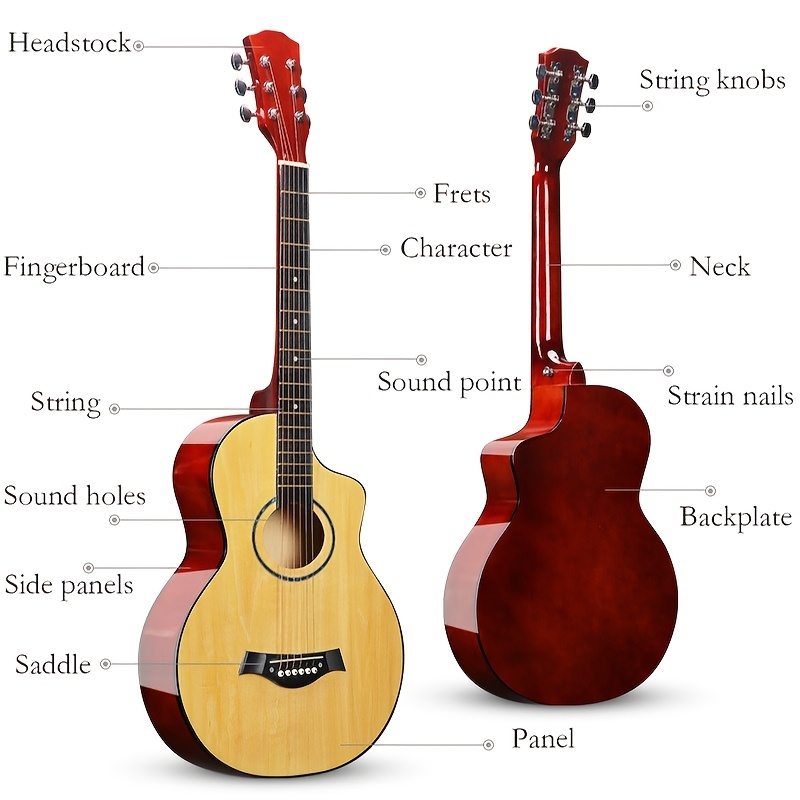 Complete Acoustic Guitar for Beginners, 38 Inches, Wooden Guitar... product image 4
