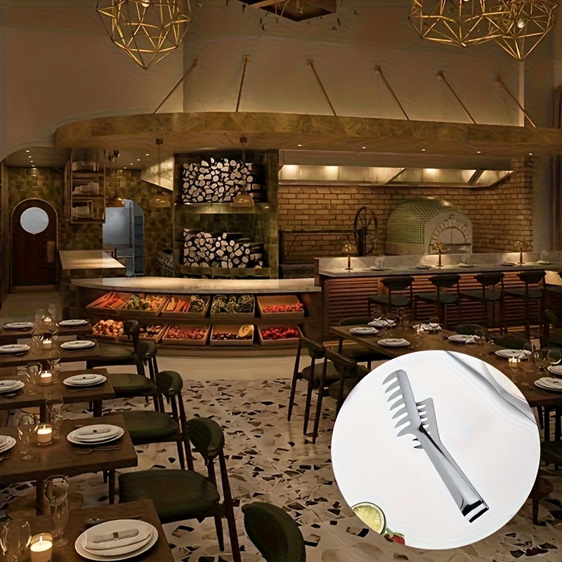 1pc Fourchette à Spaghetti Italienne Robuste pour Usage Commercial et Domestique - Ustensile de Service Pâtes Professionnel en Acier Inoxydable 304 avec Manche Ergonomique & Dents Tranchantes - Grande Capacité Plat pour Espaguèttes, Nouilles, Pâtes - Design Durable Faciles à Nettoyer Pour Restaurants, Buffets, Cuisines Familiales - Longue Vie Utile Et Hygiéniques - Idéal Avec Sauces À La Carbonara), CuillèreàSpaghettis, PincesÀPâte, ClipÀPâte, FourchetteÀPâte