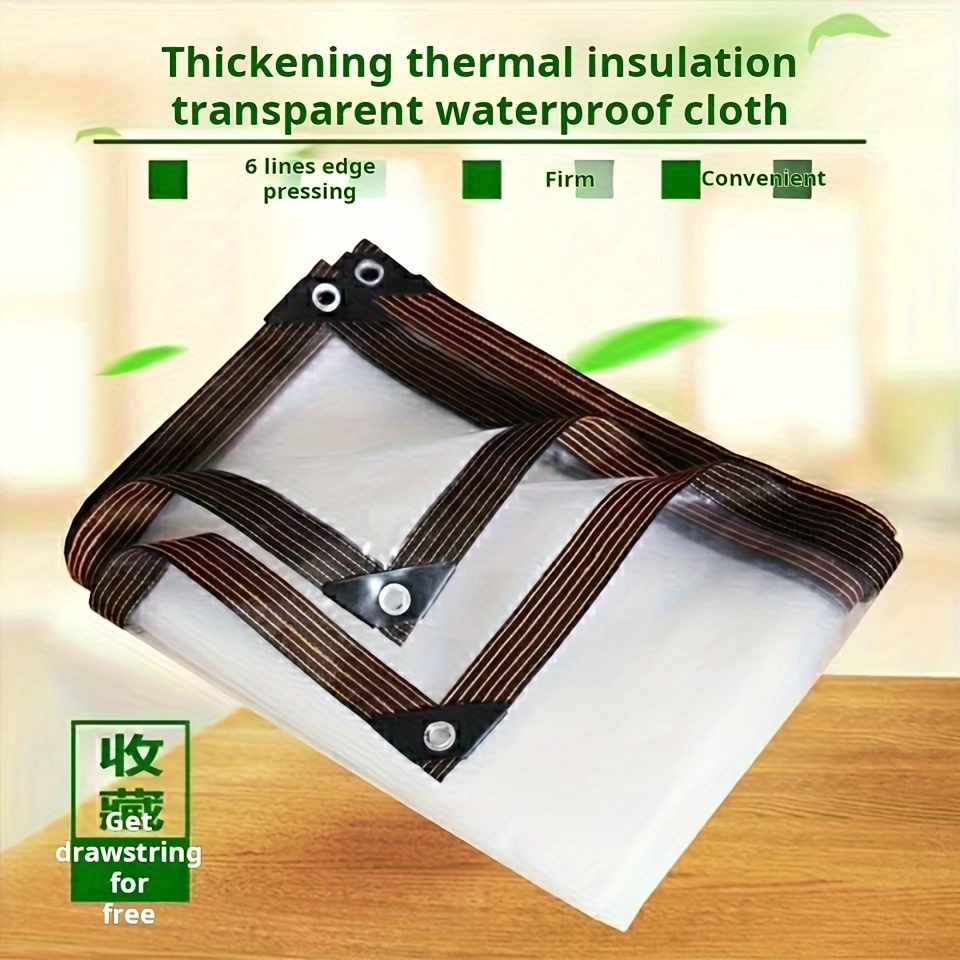 Clear Waterproof Tarp Plastic Film Patio Balcony Temu Philippines