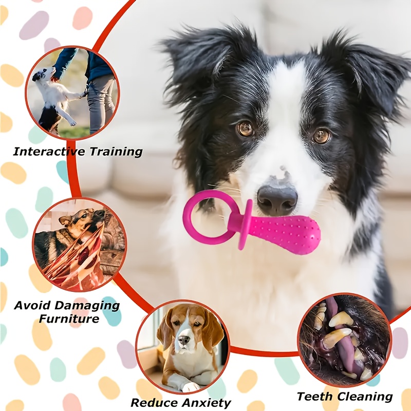 8/18st Willekeurige Verpakking Kauwspeeltjes voor Puppies - Duurzame Thermoplastische Rubberen Bijtspeeltjes voor Kleine Hondenrassen, Interactieve Kauwringen, Touwtrekkoorden, Ster- en Botvormige Ballen - Levendige Kleuren voor Bijtverlichting & Mentale Stimulatie, Hondenspeelgoed