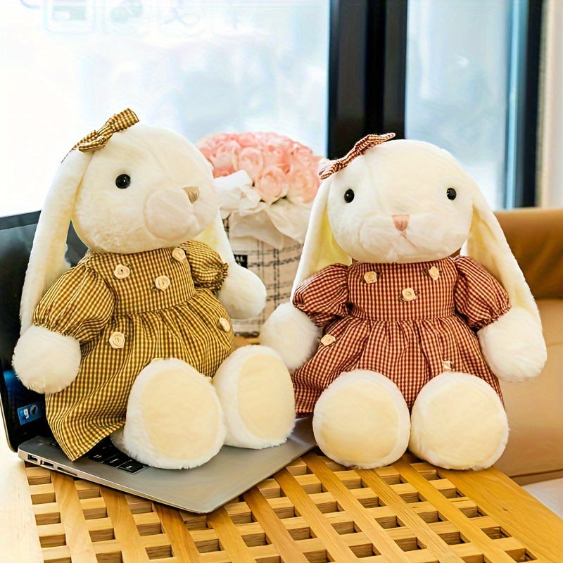 

1pc 13.8in 2 Color Style Rabbit, Diy Removal Costume, Soft And Cute, The Only Choice For Easter Gifts! Valentine's Day Gift Easter Day Gift, Home Decor, Room Decor, Scene Decor, Cheap Stuff