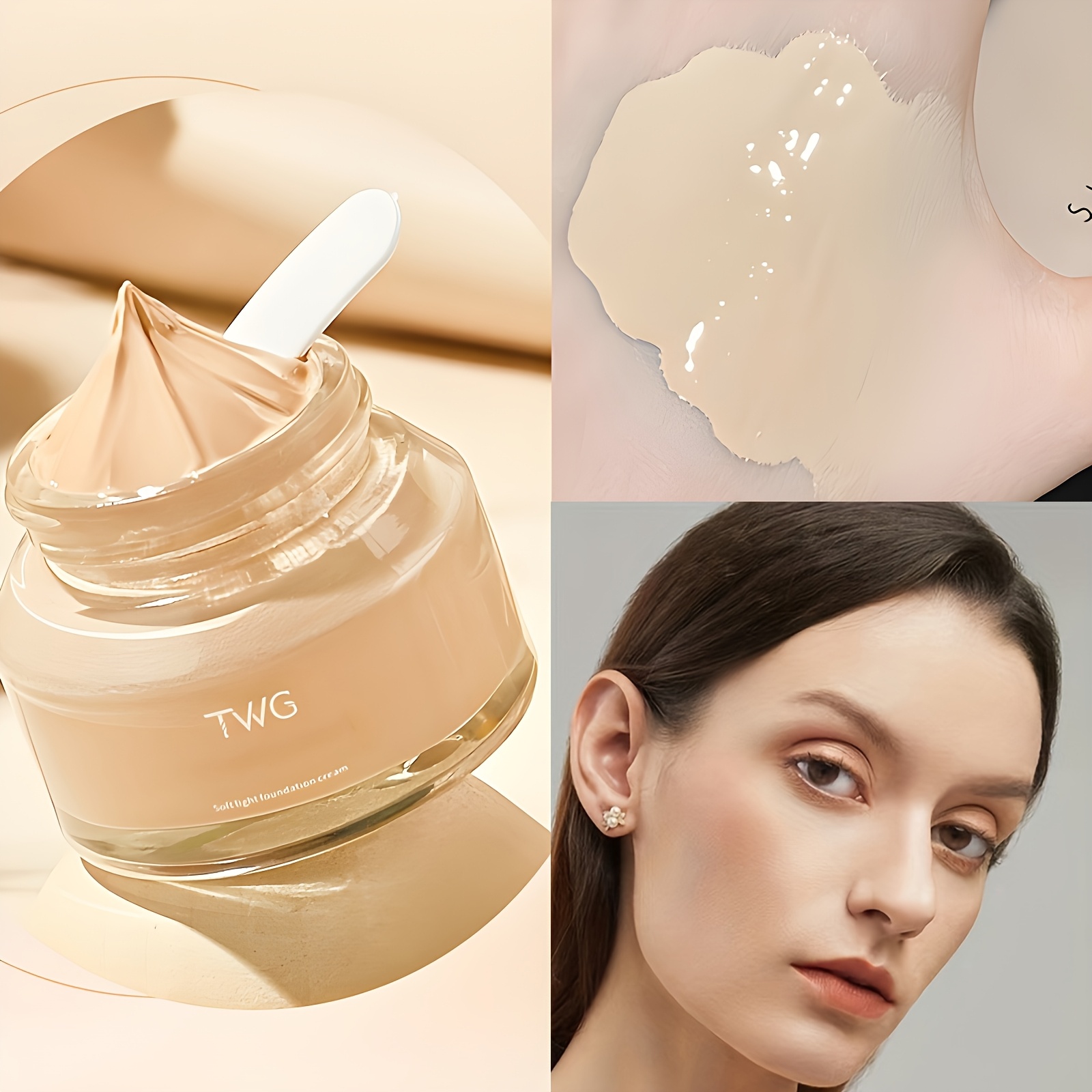 twg light beige adjusting bb cream non transfer non - Temu