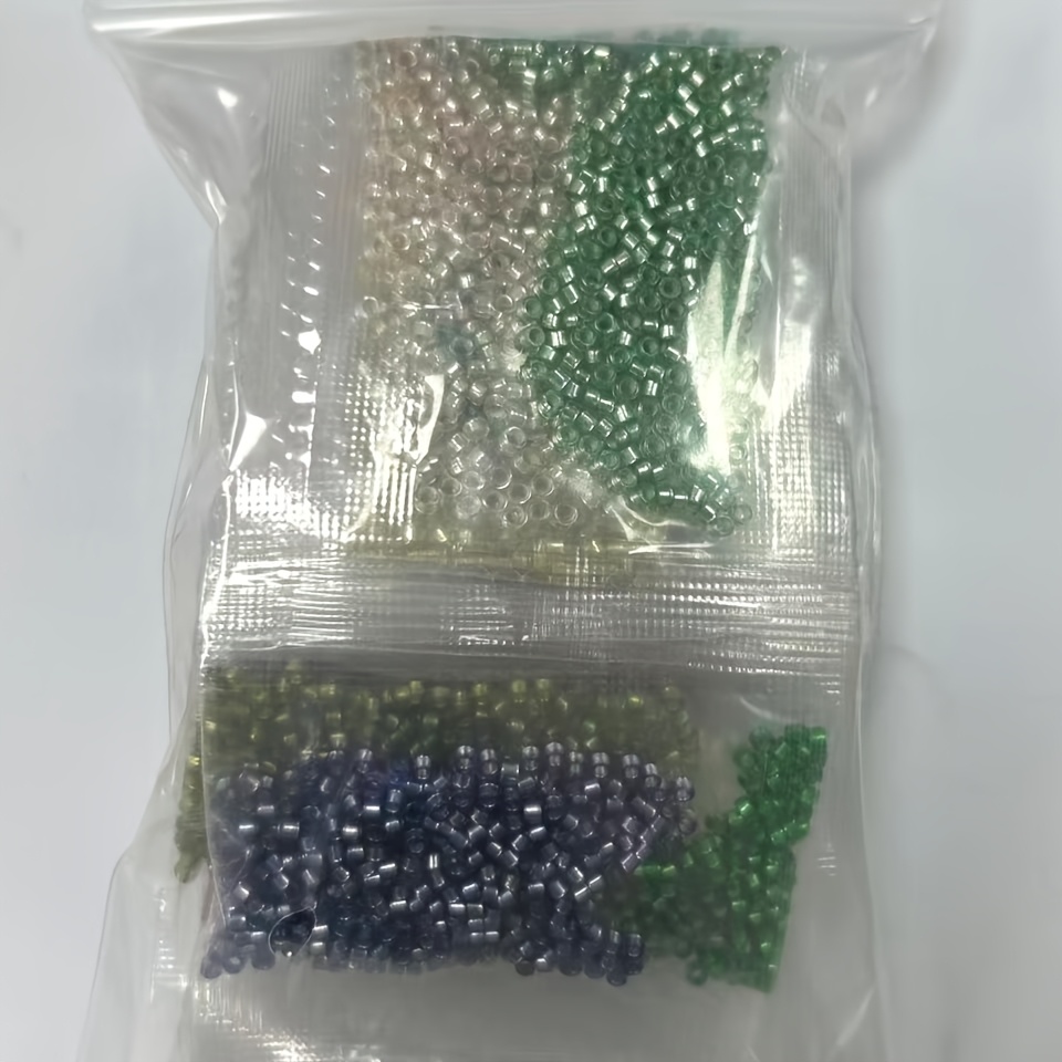 TEMU Bead Kit, Full Set Of 19 Colors, Complete Colors, Vibrant Colors, 2.5mm . 5700pcs, Premium Texture Bright Glass Seed Beads Tube, Ideal For