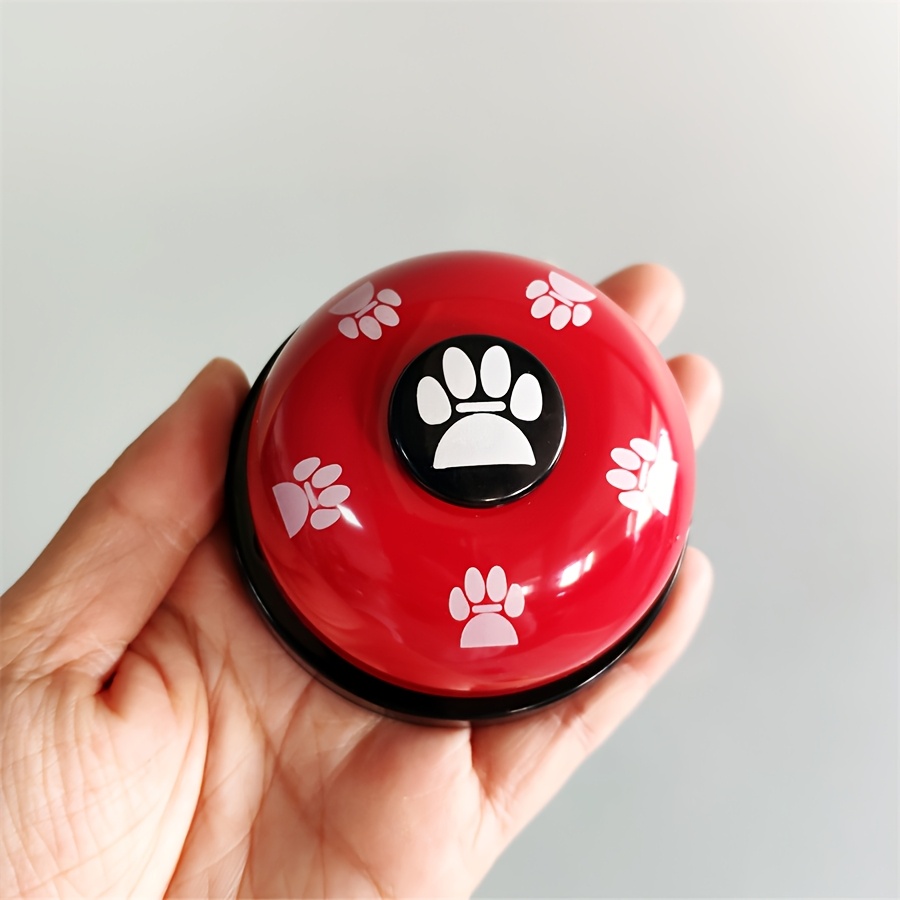 TEMU 1pc Pet Training Bell, Training Bell Trainer, Dog Paw Print Puppy Pet Potty Training Bell, Doorbell Notice Bell, Calling Bell, Teddy Ringer,