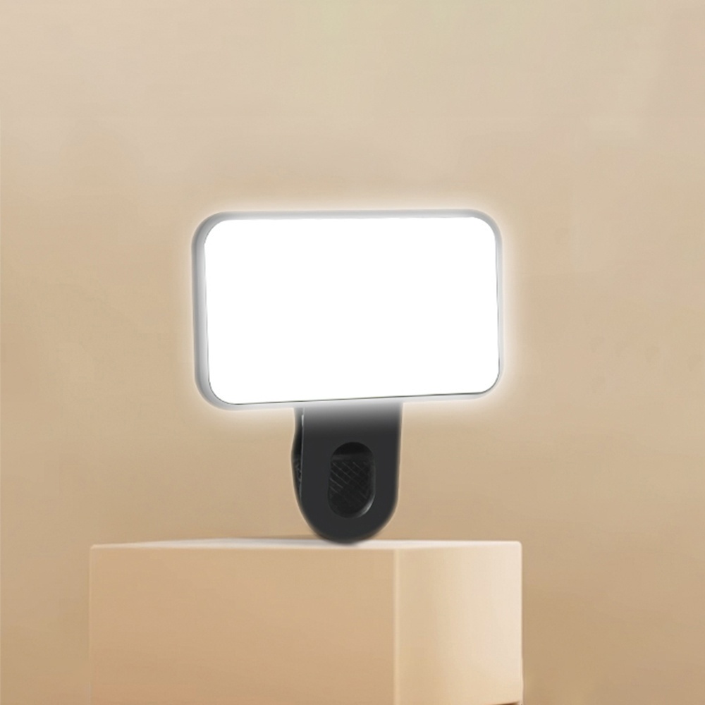 E-shop Aufsteckbares Handy-Fülllicht mit abnehmbarer Klammer, einstellbares Weiß-/Warm-/Naturlicht, mehrere Helligkeitsstufen, geeignet für Fotografie,