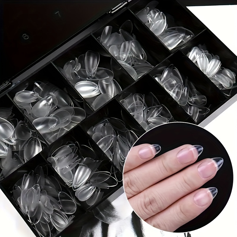 

Kit de 240pcs de Gel X à Couverture Complète en d' Courte et Nude - , Mate, Couleur Pure, pour de Manucure et l' à pour des Ongles DIY