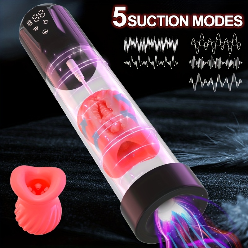automatic male sucking vibrating cup male - Temu