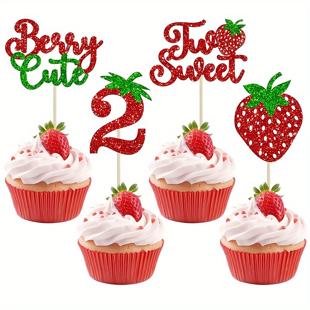 24 Strawberries And 2 Cake Add-ons