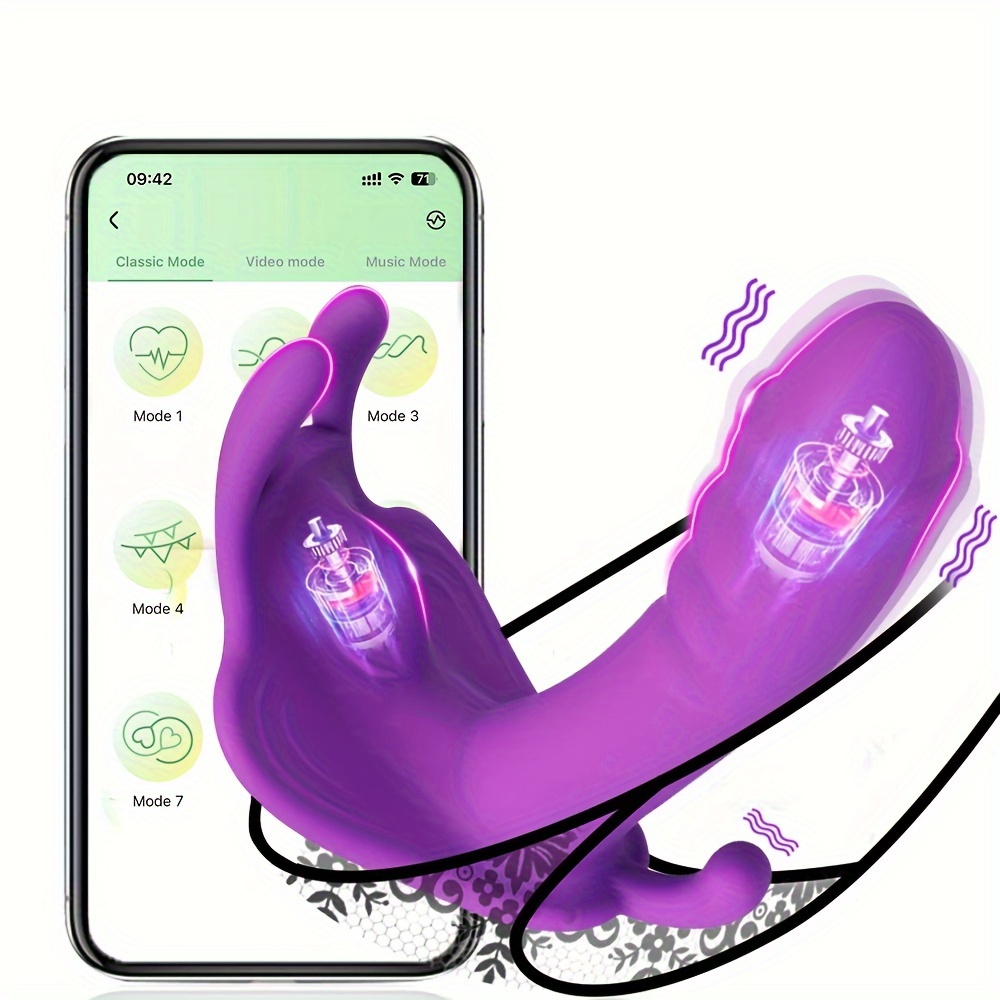 Remote Control Bullet Vibrator Panties, Wearable Vibrating Panty Clit  Clitorals Stimulator Sucking Adult Sex Toys for Women Couples Pleasure Vibe  Egg Vibrant Butterfly Underwear G Spot