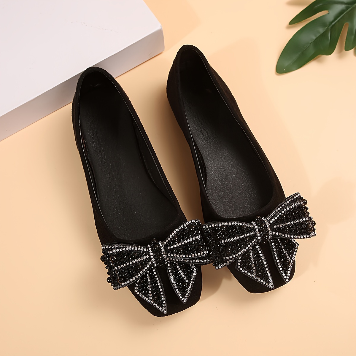 Ladies Shoes Korean Flat Shoes New Flat Toe Bow Women's Shoes