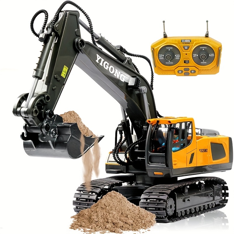 

Toy For Boys, For Kids 6 7 8 9 , Rc Metal Shovel, , Sounds, 2.4ghz, 680 - 1/18