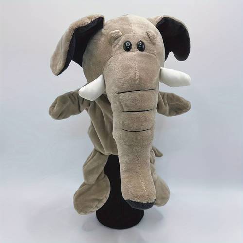 1pc novelty cartoon animal golf head covers cute plush animal golf club guardian creative gift for golf lovers not suitable for 460cc drivers