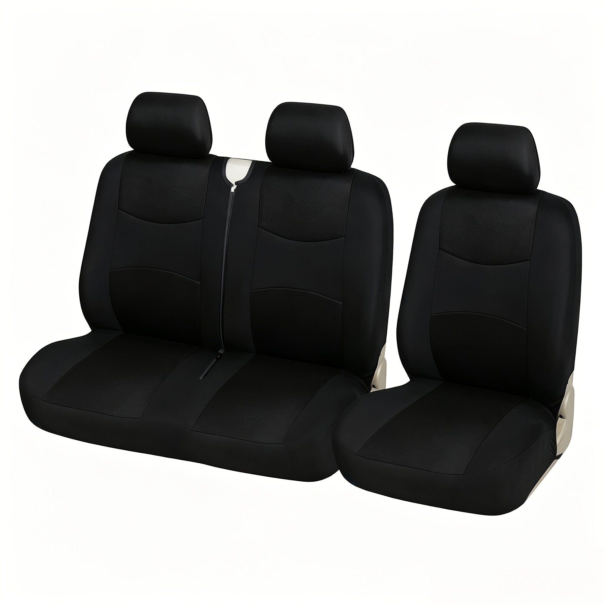 TEMU Fit Most Trucks Lorry Front Seat Covers Single Double Car Seat Covers For Single Driver And Double Passenger Seat 2+1 Seat Covers