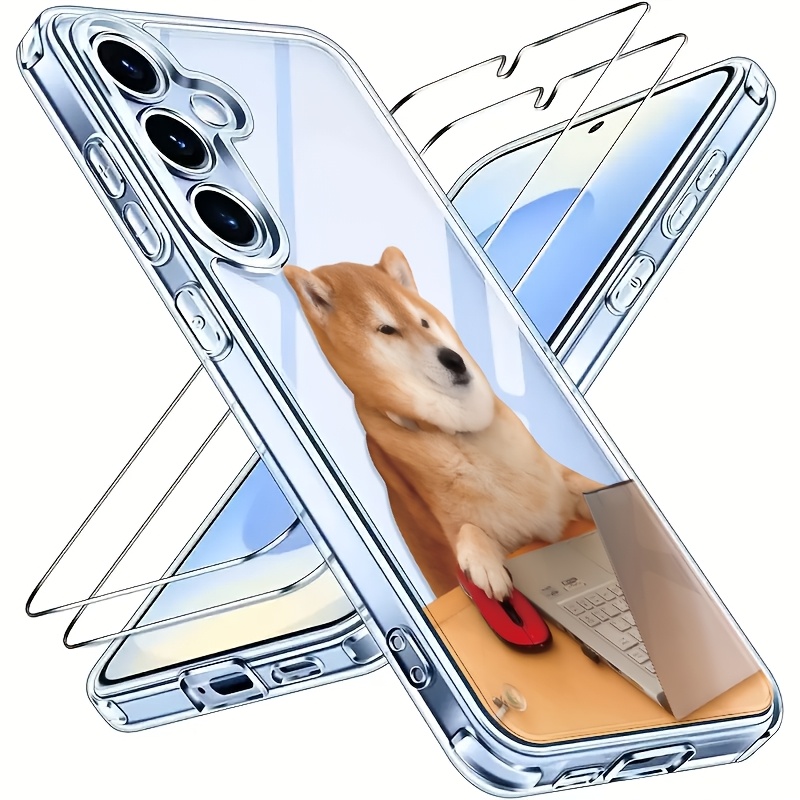 TEMU Suitable For 's Latest A17/a57/a37/s26/s26 Pro/s26 Ultra Models, 3pcs Set [1 Case And 2 Hd Screen Protectors], And A54/a34 (5g)/a15/a35 (5g)/a55