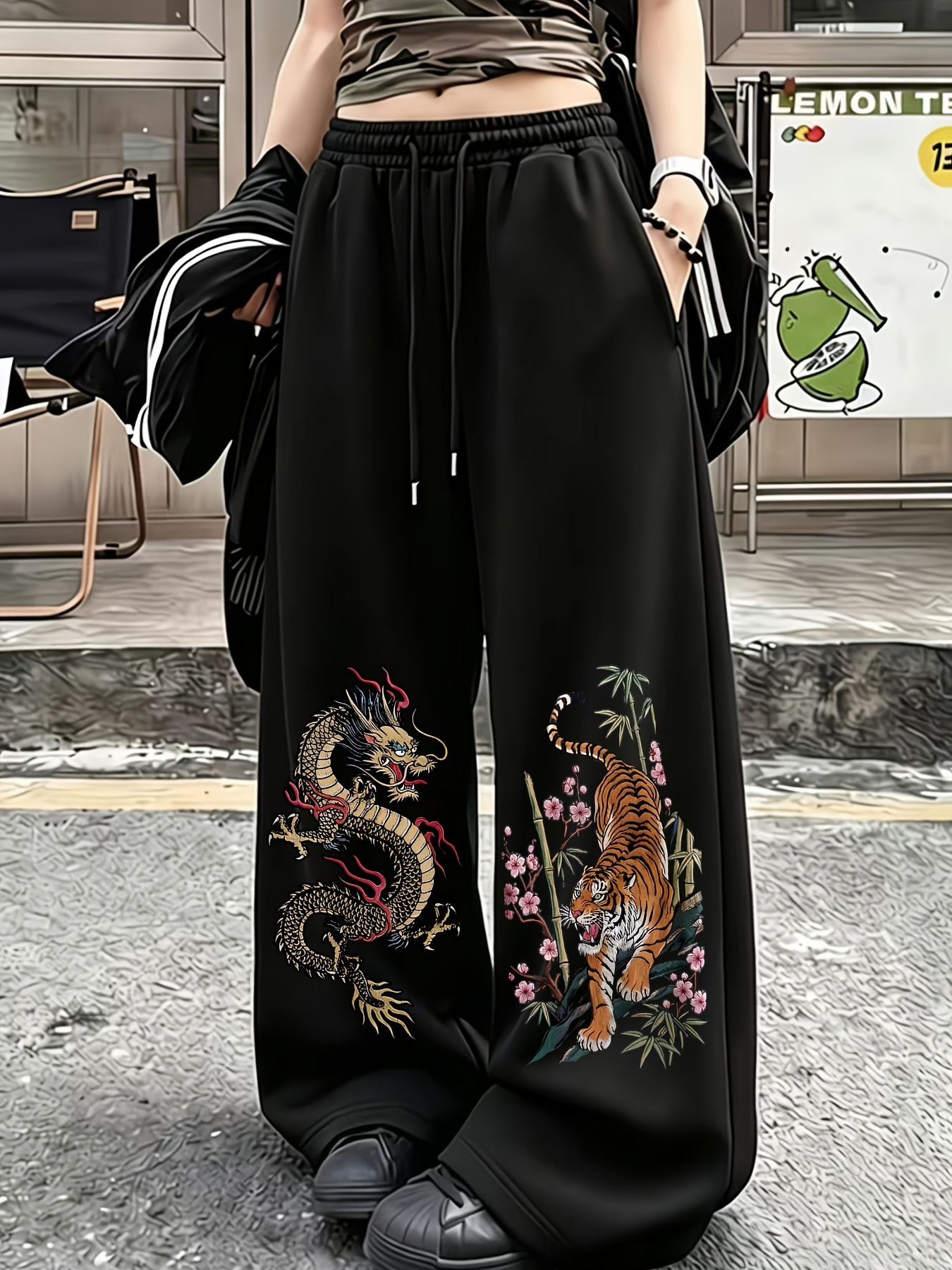 tiger pants sold on Temu Mexico