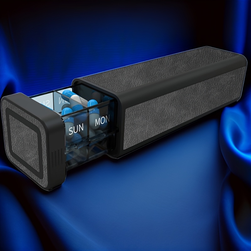 7-Week Pill Box with Large Capacity, Easy Dosage Control