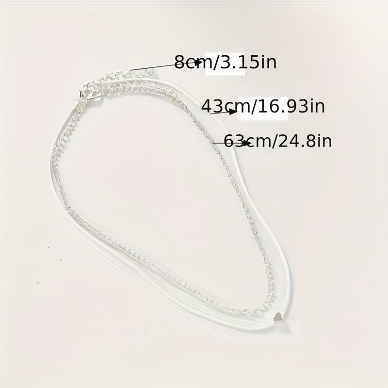 1pc boho-chic silvery heart anklet - elegant & cute   love symbol, versatile for daily & beach wear,   braided ankle bracelet details 2