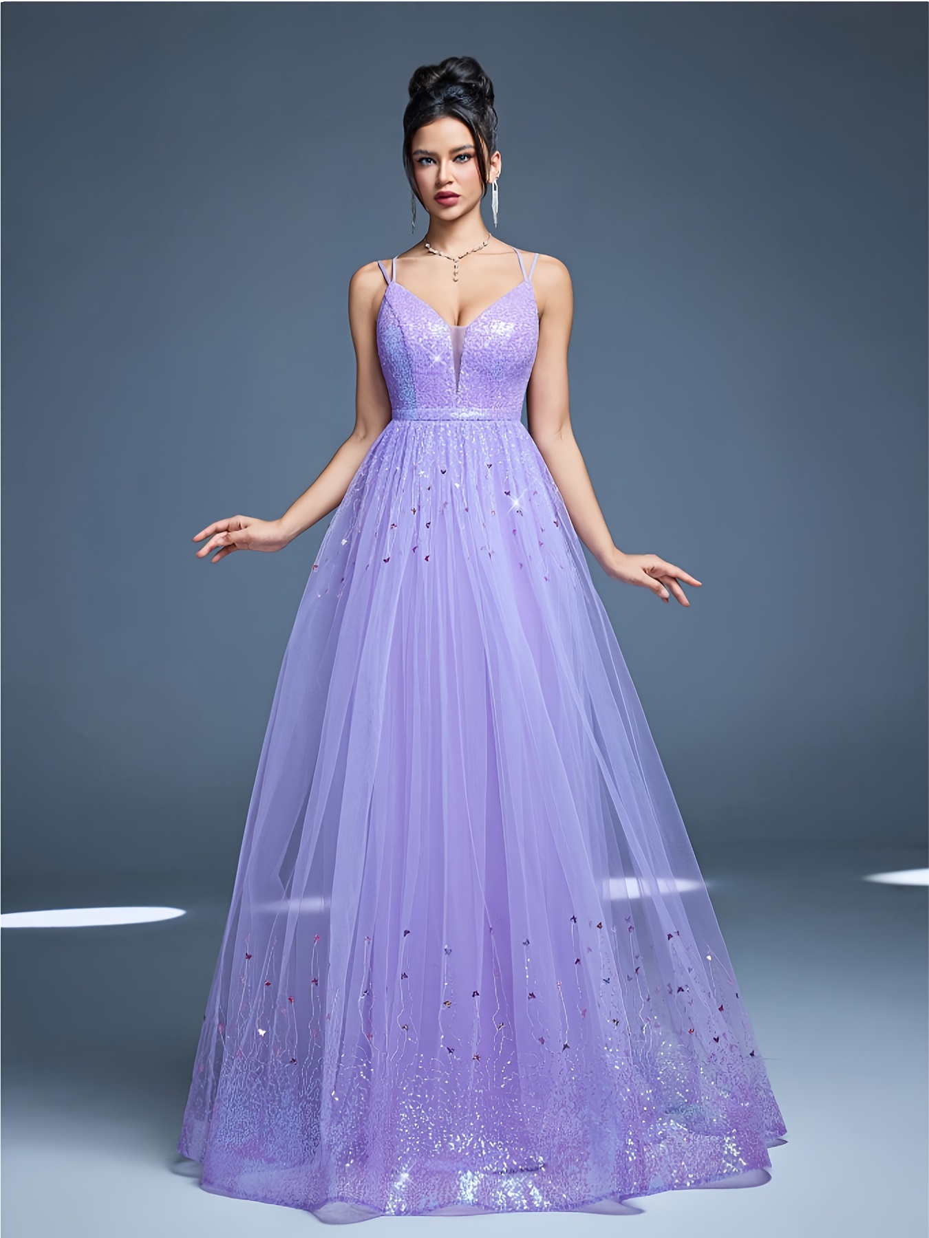 purple wedding dresses sold on Temu United States