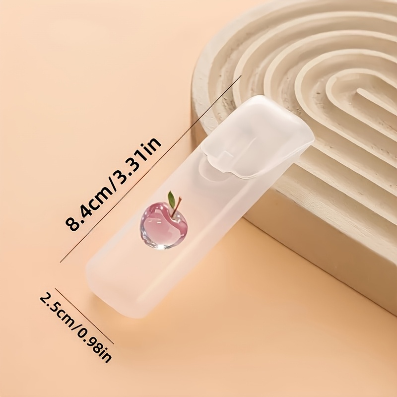 귀여운 핑크와 그린   사과 패턴 휴대용 여행용 수납 상자 2개 - 이쑤σι개, 치실, 데일리 정리함 수납 케이스, 컴팩트하고 편리함, 여행용 수납 상자, 미니 정리함, 소품 휴대에 적합, 누수 방지 여행용 알약 케이스, 휴대용 면봉 용기, 명절 선물용으로 사용 가능