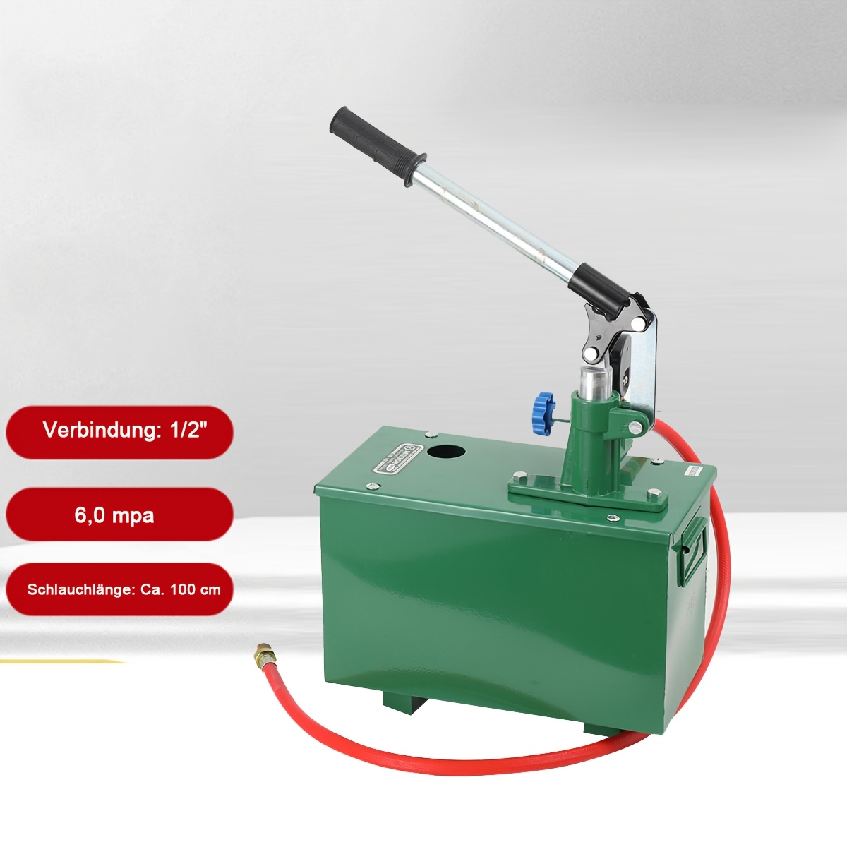 Image of Pressure Test Pump, Manual Pressure Test Pump, 1/2" Pressure Test Pump, Test Pump, Filling Pump, 6.0 Mpa Test Pump For Water Pipes And