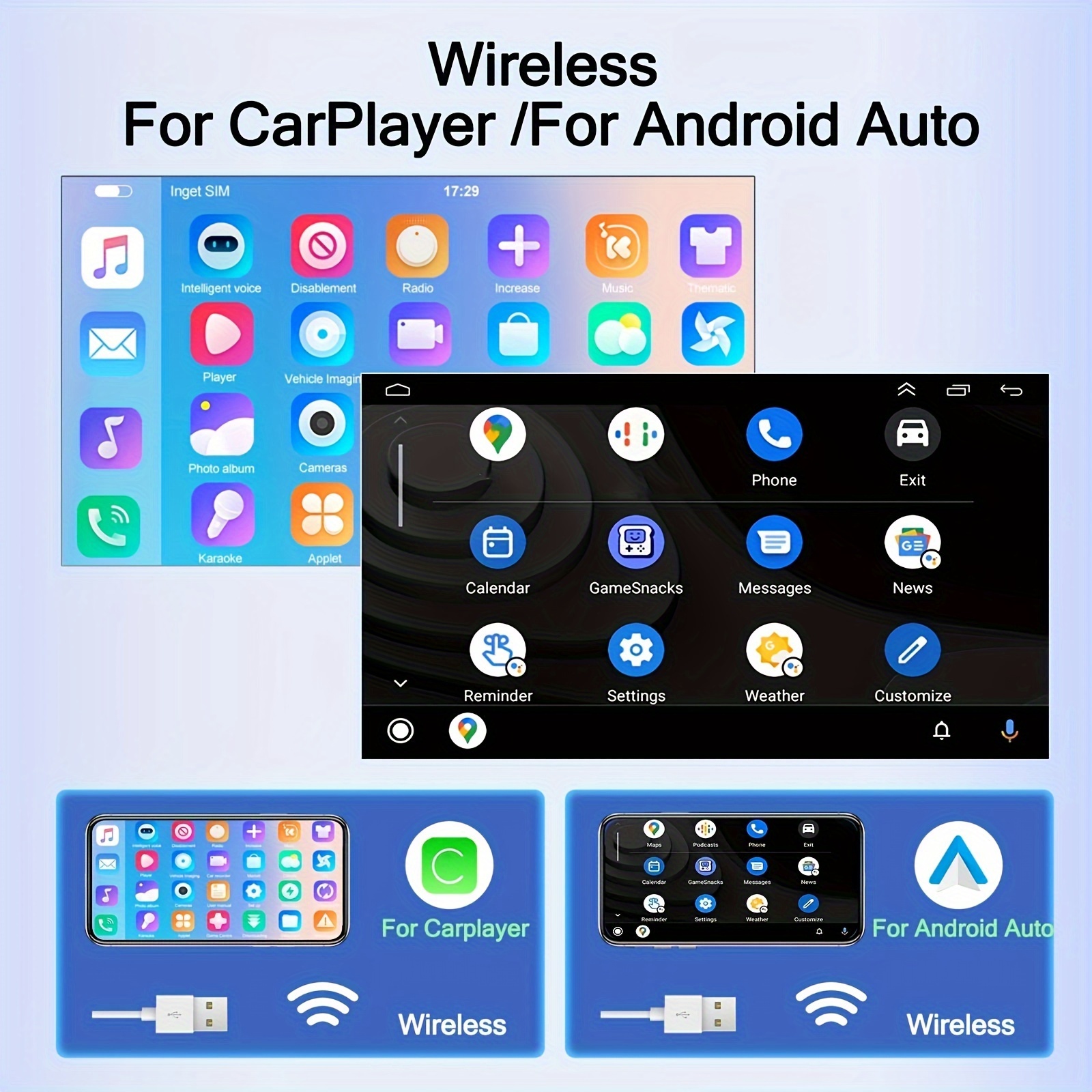 Wireless Car Player Portable Smart Player Adas 4k Camera - Temu South ...