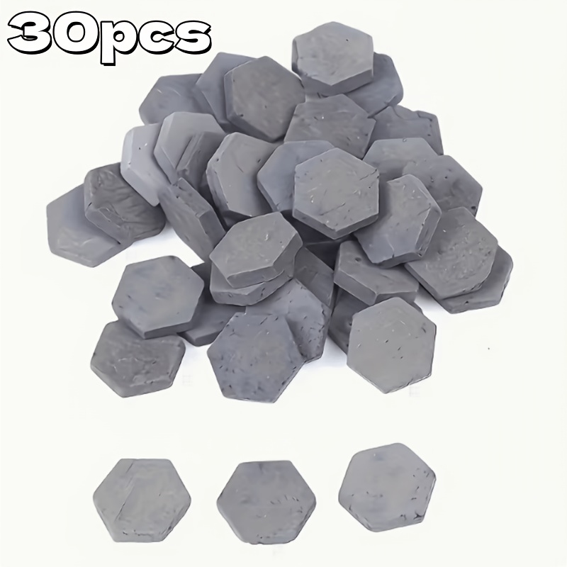 Image of 30pcs, Concrete Brick Model Ornaments, Suitable For Doll House Decoration, Miniature Scene Decoration And Layout Accessories