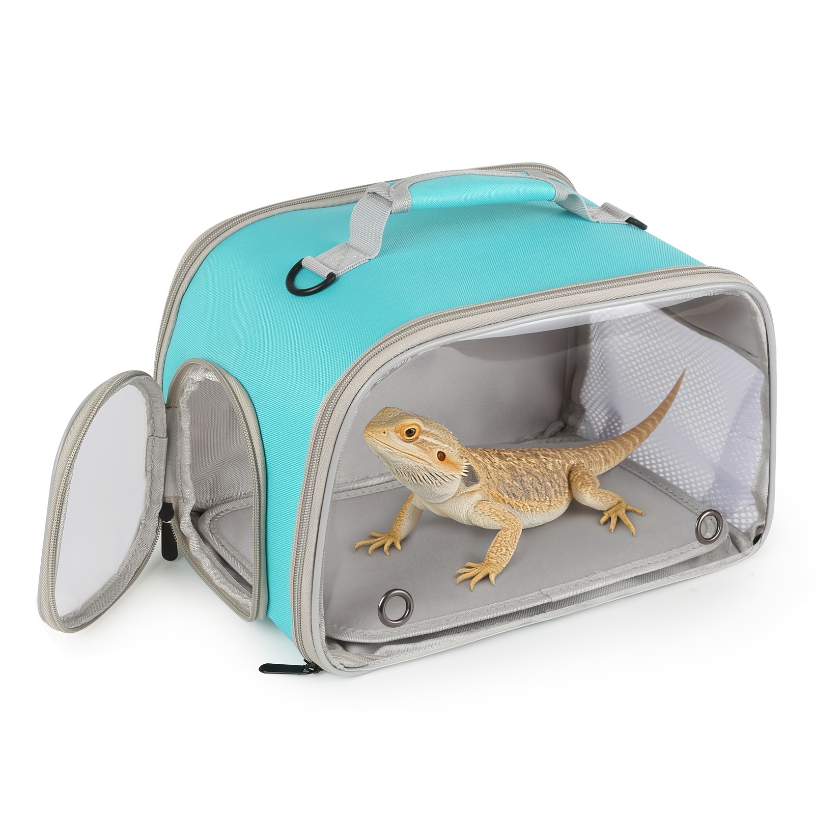 Designed for Travel: Features a Cozy Top Handle for Easy Carrying - Whether You'Re Going to The Veterinarian, Attending a Reptile Gathering, Or Enjoying a Weekend Trip