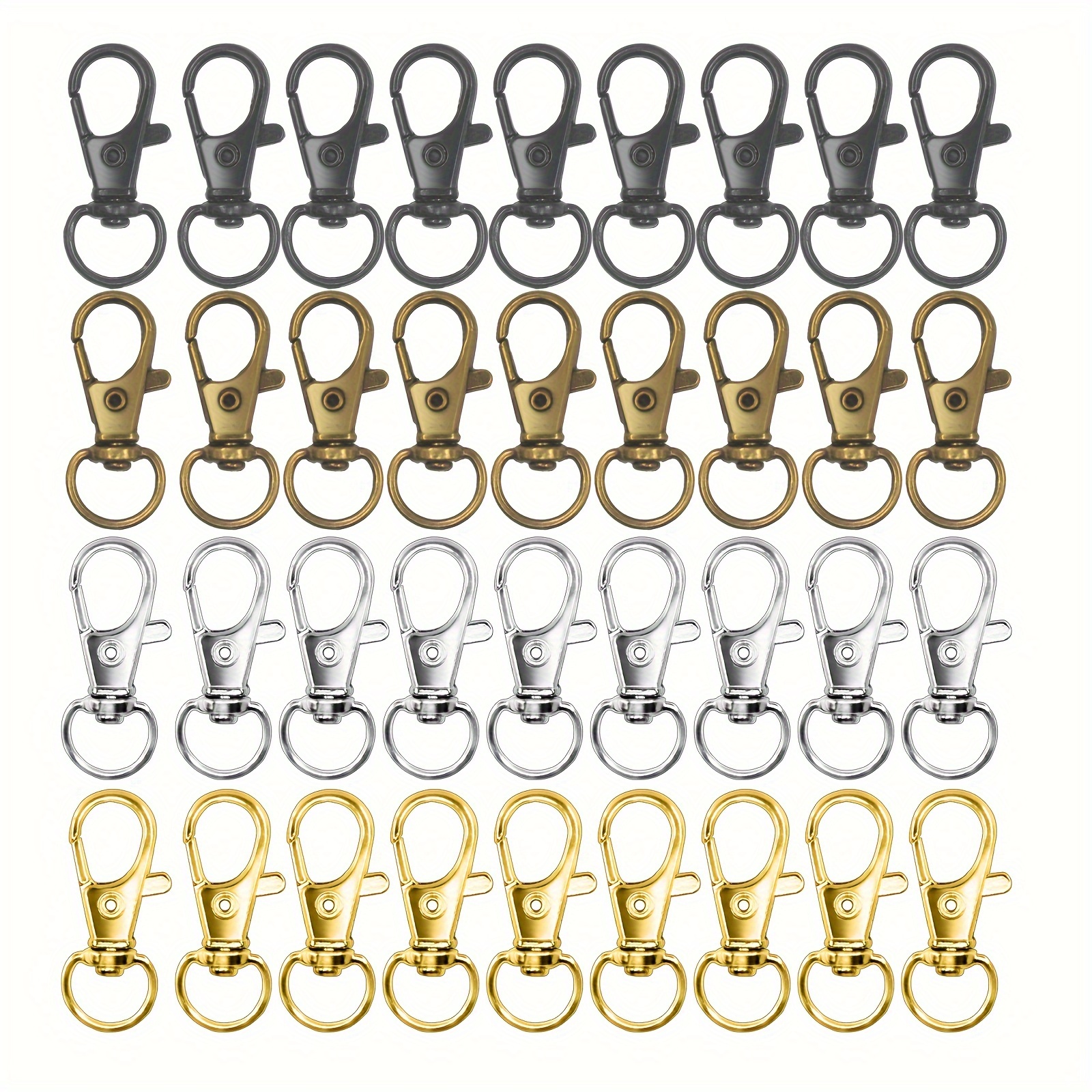 

30- Alloy Keychains - Multipurpose Diy Accessories, Keyring For Bag , Ladies Key Decorative , For 's Day Gifting