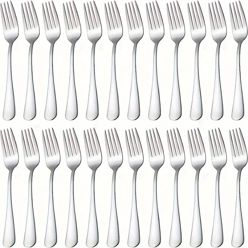 

Stainless Steel Set - 24/36 Pcs - Silverware Cutlery , , Dishwasher Safe For , Kitchen, Restaurant