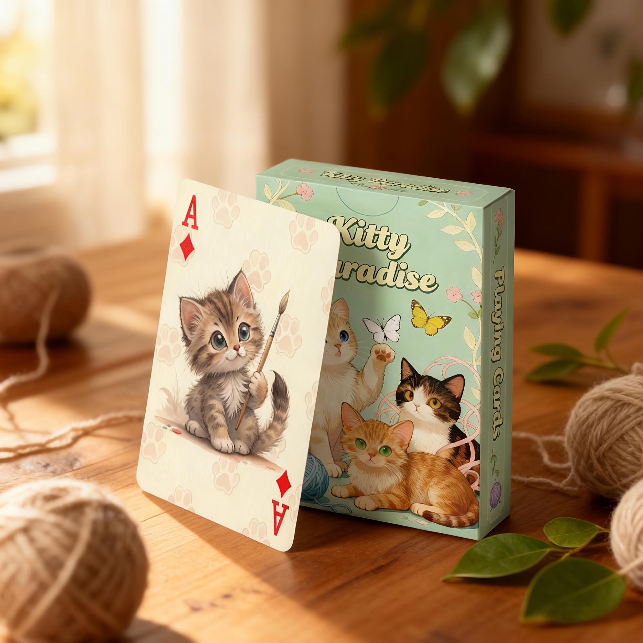 E-shop Bezaubernde und lebendige Kreaturen beim Kartenspiel, Premium-Kunstpapier-Artikel, luxuriöses Design, für Gaming, Geschenke und festlichen Spaß