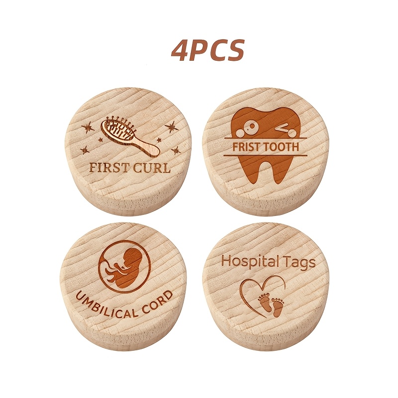 TEMU 2d Flat, 4pcs Wooden Storage Box Set: 