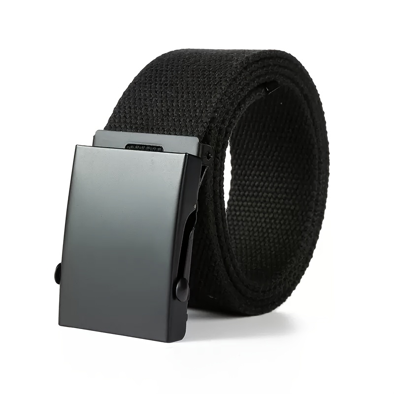 TEMU Nouvelle ceinture pour homme, et polyvalente, taille S, ceinture décontractée de luxe en toile pour homme, sangle de 3,8 cm, été, Campus C