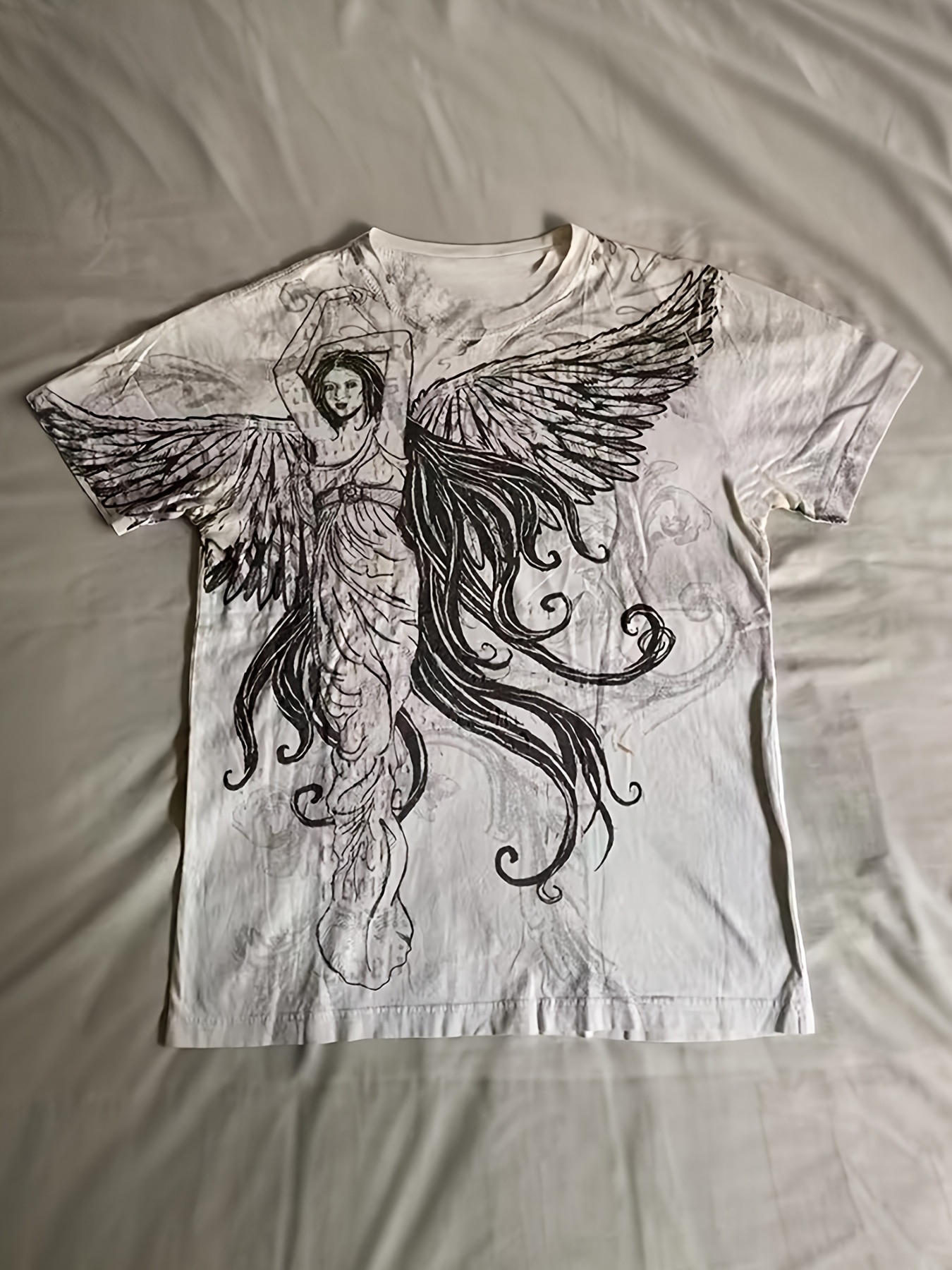 Tシャツ・カットソー [NICEGHOSTCLUB]COTTON DOLL ANGEL TEE_WHITE(NG2FMUT518A) Tee - niceghostclub