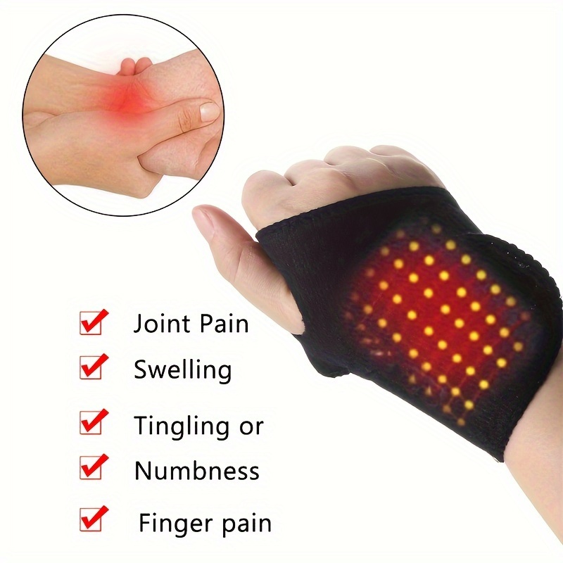 Magnetic Wrist Support Brace with Technology - Hand Washable Cloth Wristband for and Relaxation