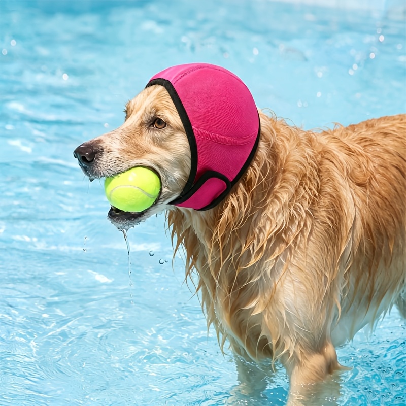 new style earmuffs for pet swimming cold proof adjustable and soft head cover noise reducing ear protection hood for pets Product details 0