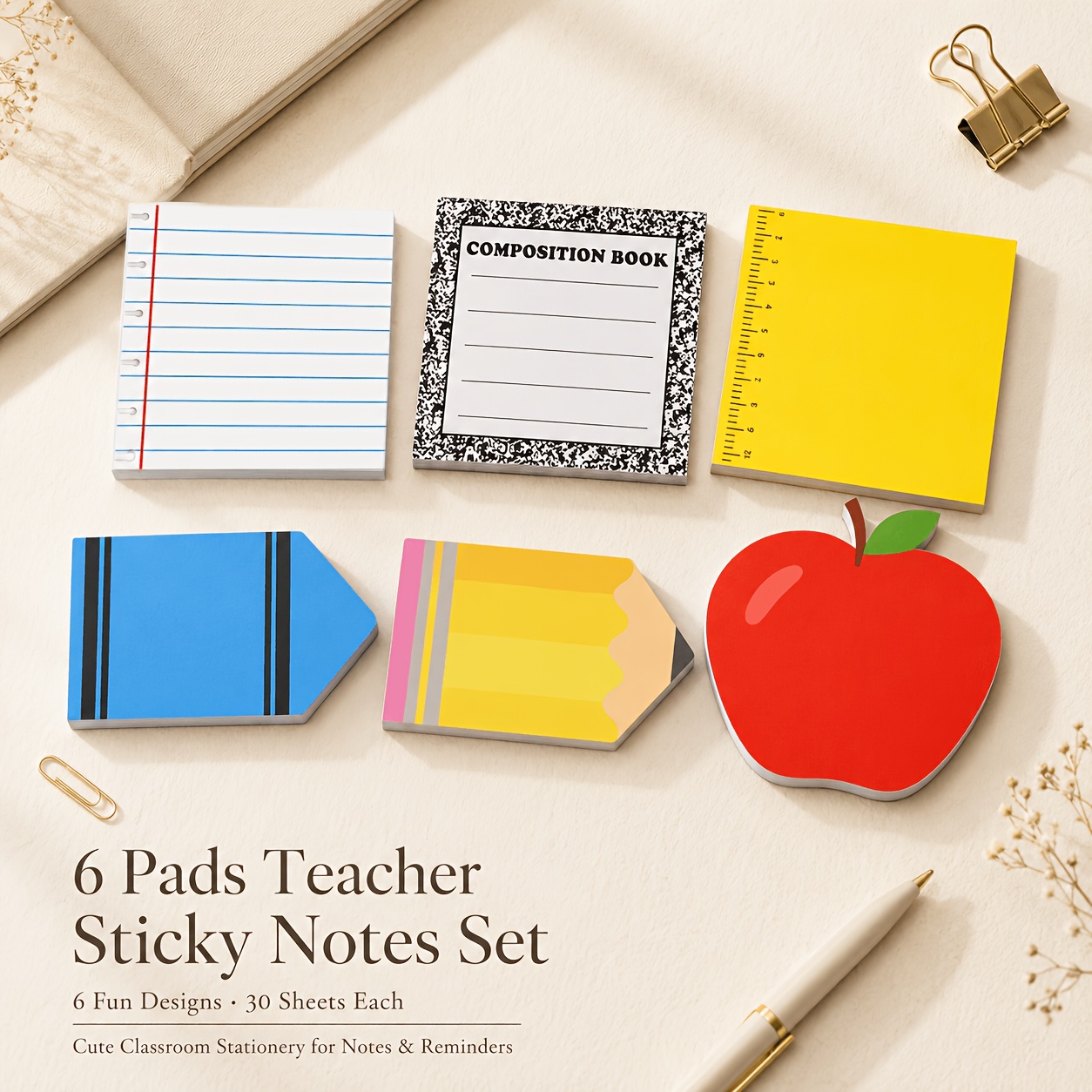 teacher notepad sold on Temu United States