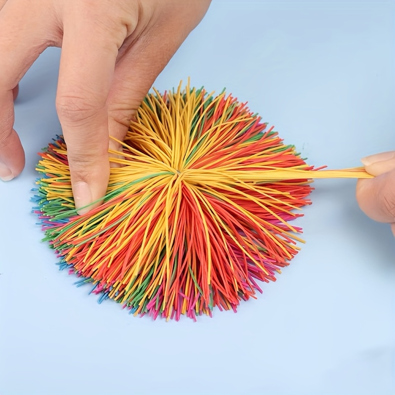 Colorful Sensory Play Balls Soft Bouncy & Elastic Plastic Balls