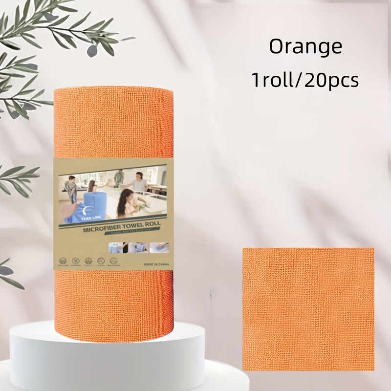 1 roll of 4m reusable cleaning wipes household kitchen towel roll dish cloth multi purpose alternative suitable for living room bedroom and kitchen cleaning supplies