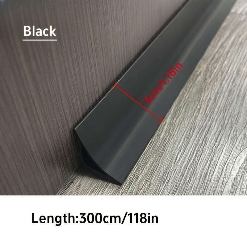 Corner Line Wooden Floor Corner Strip Decorative Line Pressure Strip Self-adhesive Arc Wardrobe Edge Strip Triangular Closure Wire