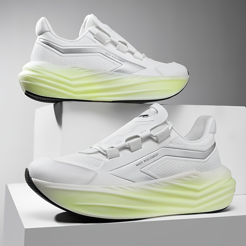Men'S Casual Sports Shoes | High-Quality Couple'S Road Running and Outdoor Trail Running Shoes, Non-Slip, Wear-Resistant, Suitable for Indoor and Outdoor Use, Fashionable Fitness Shoes, Large Size, Athletic Training Shoes, Solid Color