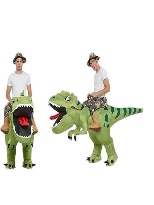 inflatable dinosaur costume for adults for carnival and halloween no size measurement needed for inflatable costumes