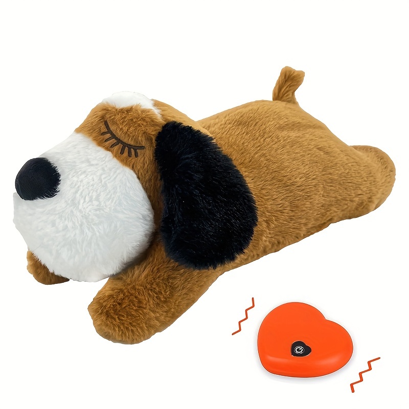 

1 jouet en chien de cœur - Coussin , soulagement de l'anxiété du chien, jouet en de cœur, au sommeil de cœur chiot, jouet chien de cœur, matériau en , taille moyenne