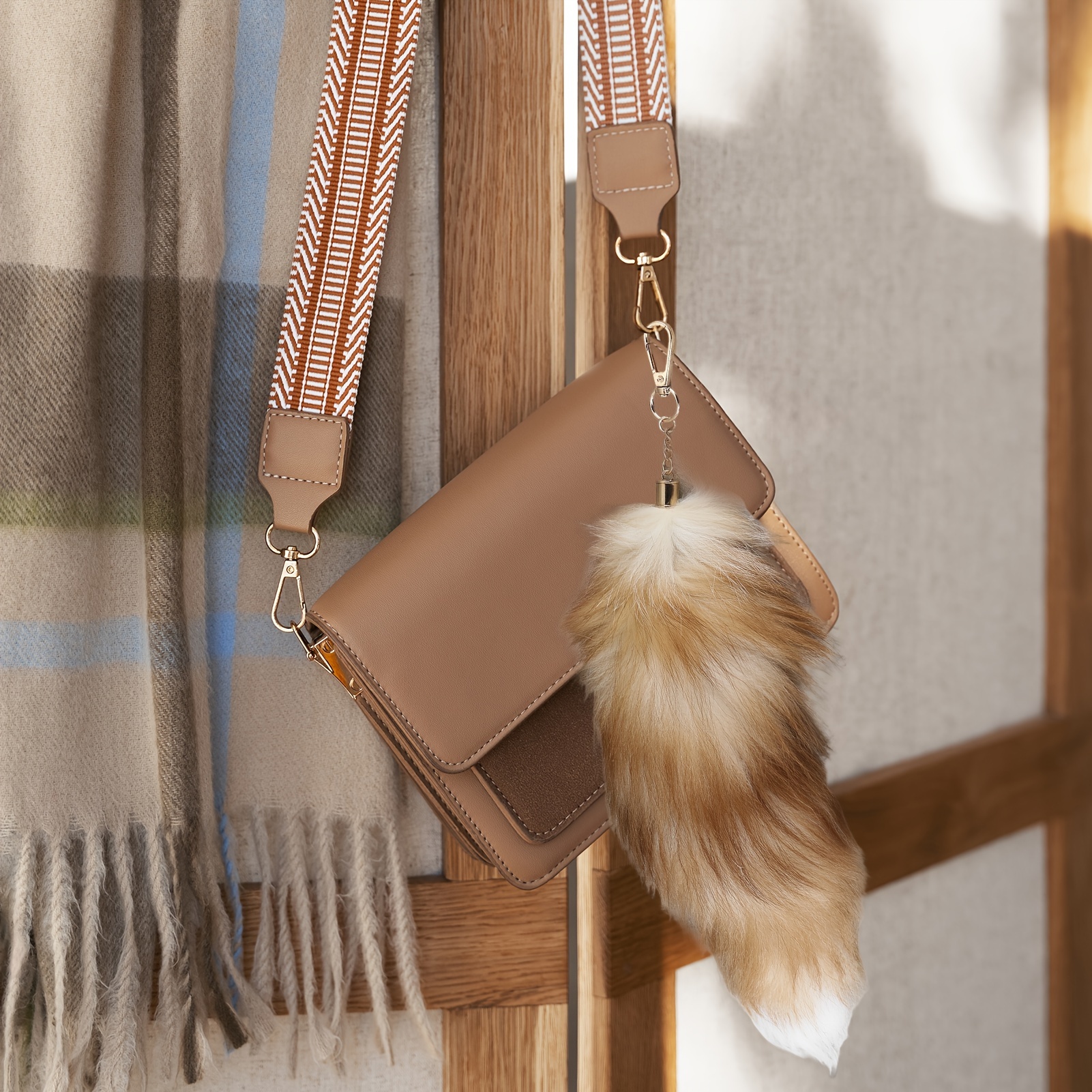 

Keychain - Soft Plush Bag Charm & Accessory, Perfect Gift For