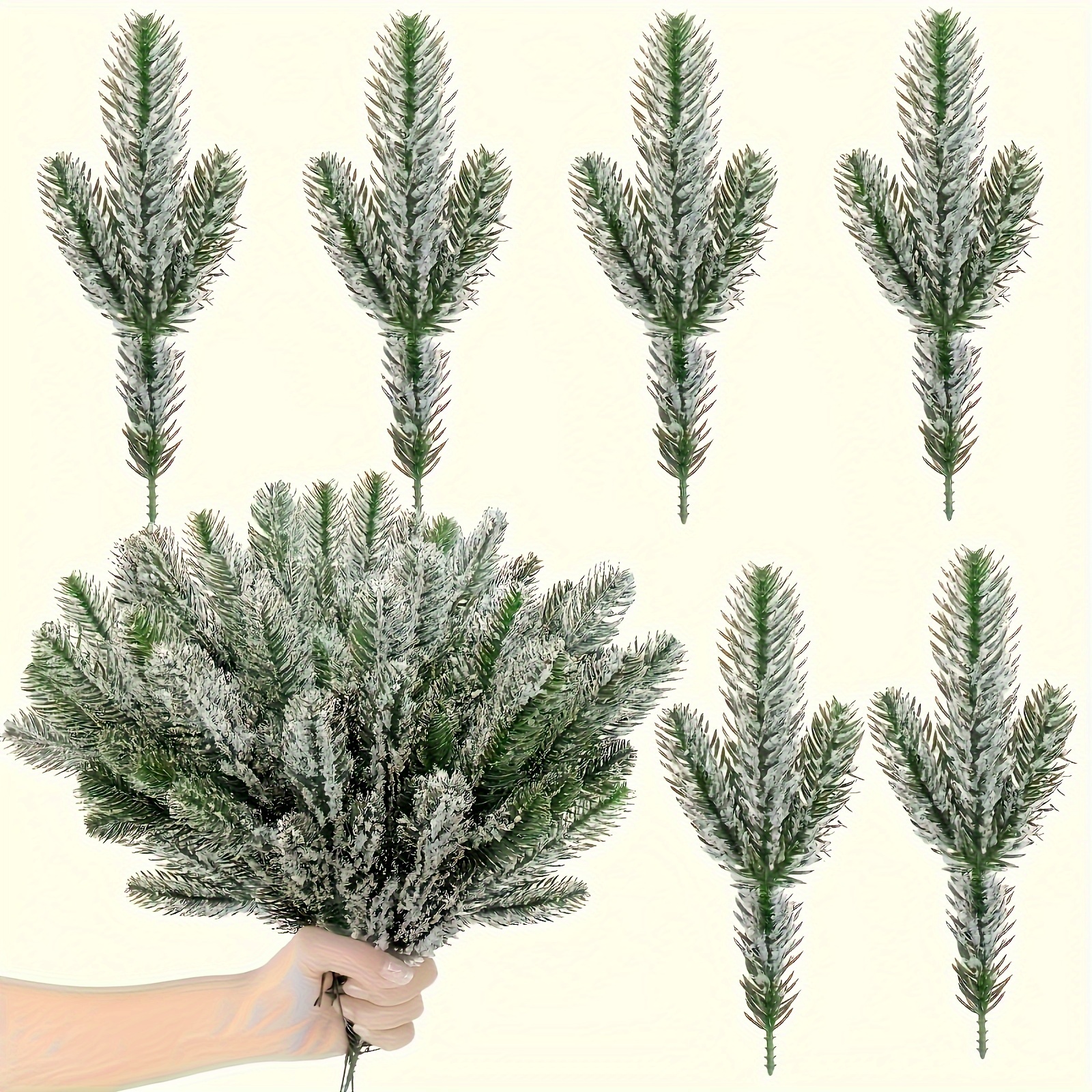 

6/12/18pcs , Christmas , Sprays, Christmas Tree Diy Wreaths, , Decorations, For Christmas