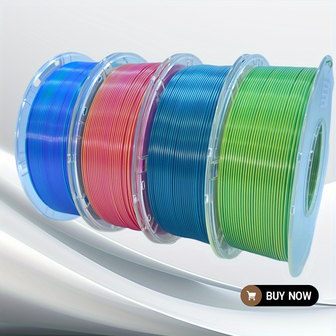 

High-end Silk 2-color Pla Consumables, Gradient, 1.75 Mm ±0.03 Mm, 1 Kg Spool (2.2 Lbs), 3d Printing Consumables