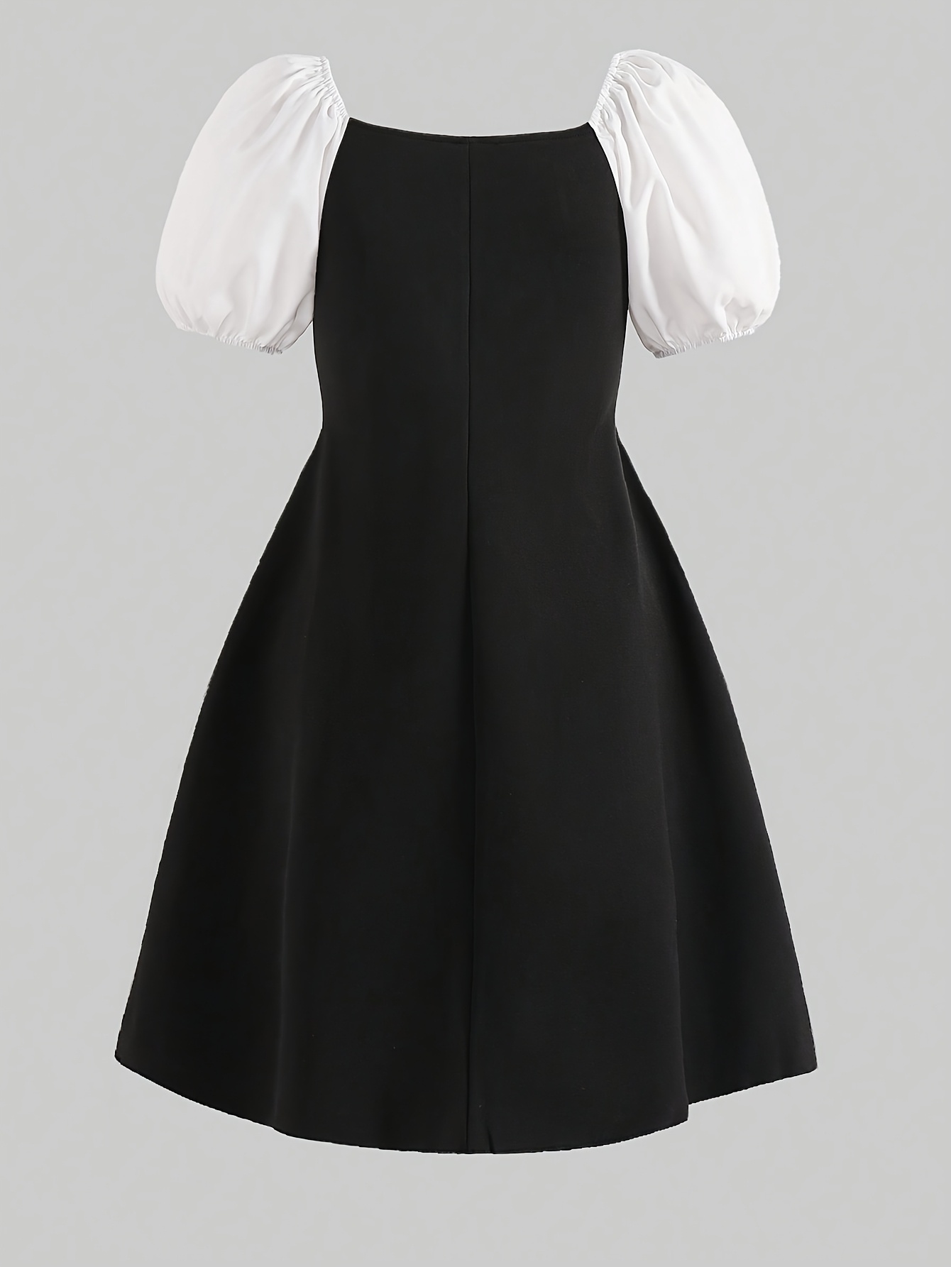 vintage black wedding dress DINAH TEE | Black